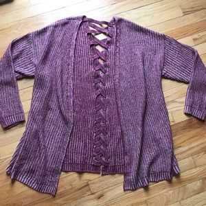 Plus Tie Back Cardigan